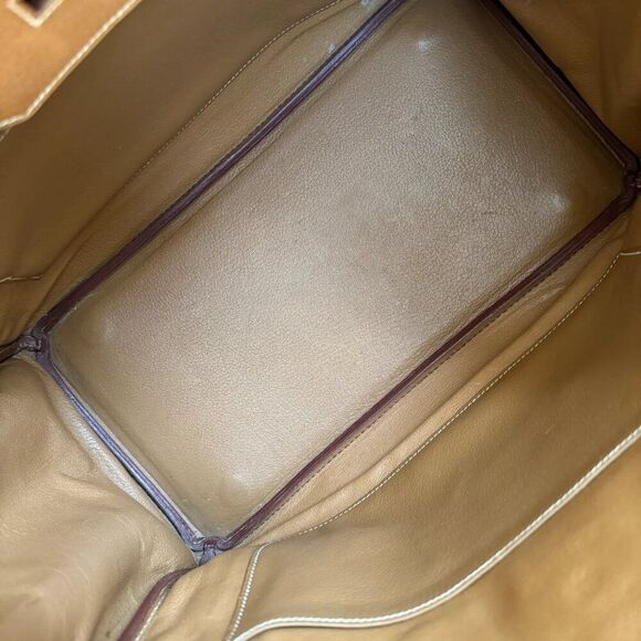 100% Authentic Vintage Birkin Natural Ardennes with GHW 35 Stamp Y - Picture 3 of 16